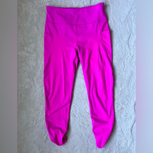 Free People Movement Pink Leggings Women Size Medium - Picture 2 of 10